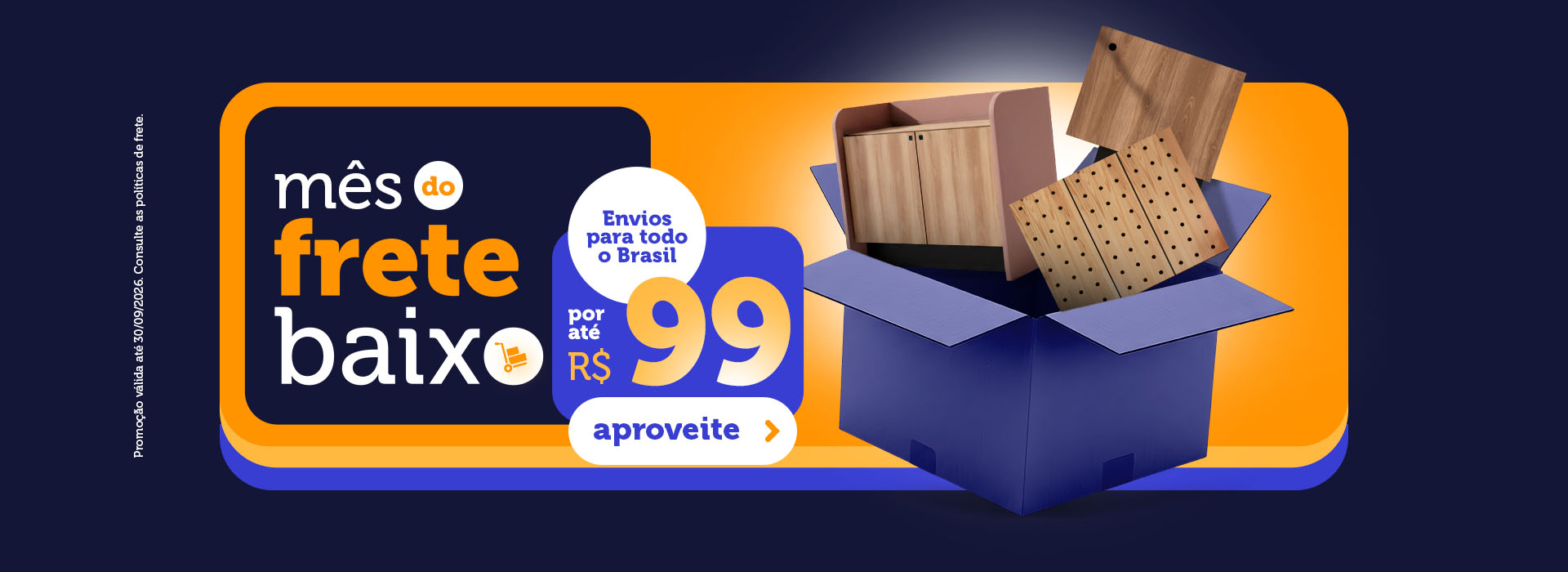 Mês do frete baixo