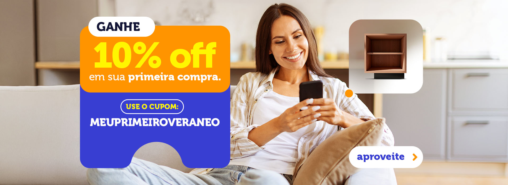 10% OFF em sua primeira compra